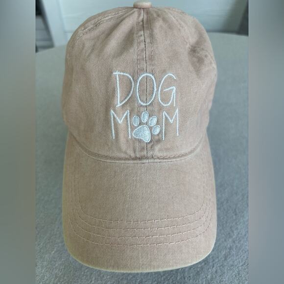 David and Young Accessories - Dog Mom Blush Pink Ball Cap - David and Young